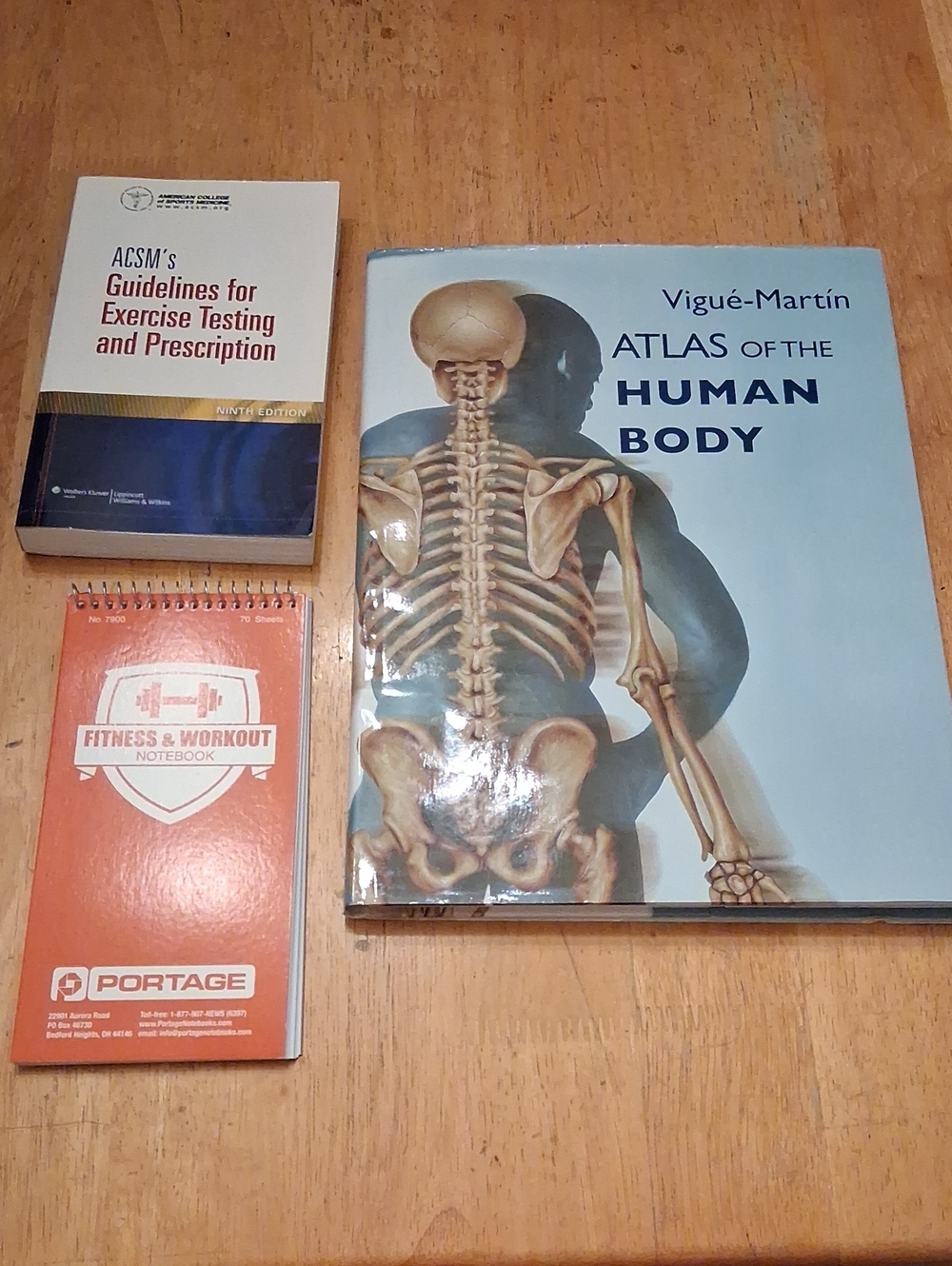 Exercise Physiology Kinesiology Anatomy Book Bundle Of 3, Excellent Condition